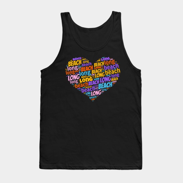 I love Long Beach Tank Top by Superfunky